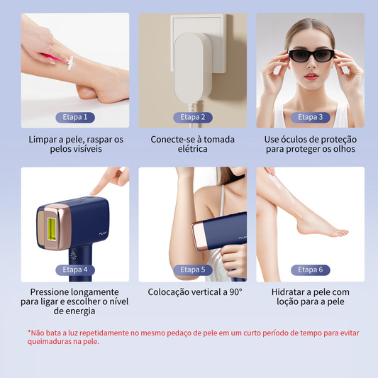 1 MLAY T14 Home Use IPL Laser EpilatorWith Replaceable Head, Unisex